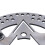 220 mm Edelstahl Motorradbremscheibe Universal passend, halb schwebend 5
