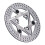 220 mm Edelstahl Motorradbremscheibe Universal passend, halb schwebend 9