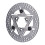220 mm Edelstahl Motorradbremscheibe Universal passend, halb schwebend 14