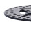 220 mm Edelstahl Motorradbremscheibe Universal passend, halb schwebend 12