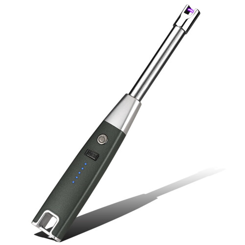 Rechargeable Arc Igniter Windproof Electric Lighter For Kitchen, BBQ And Candles With LED Battery Display Arc Lighter