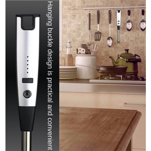 Rechargeable Arc Igniter Windproof Electric Lighter For Kitchen, BBQ And Candles With LED Battery Display Arc Lighter 1