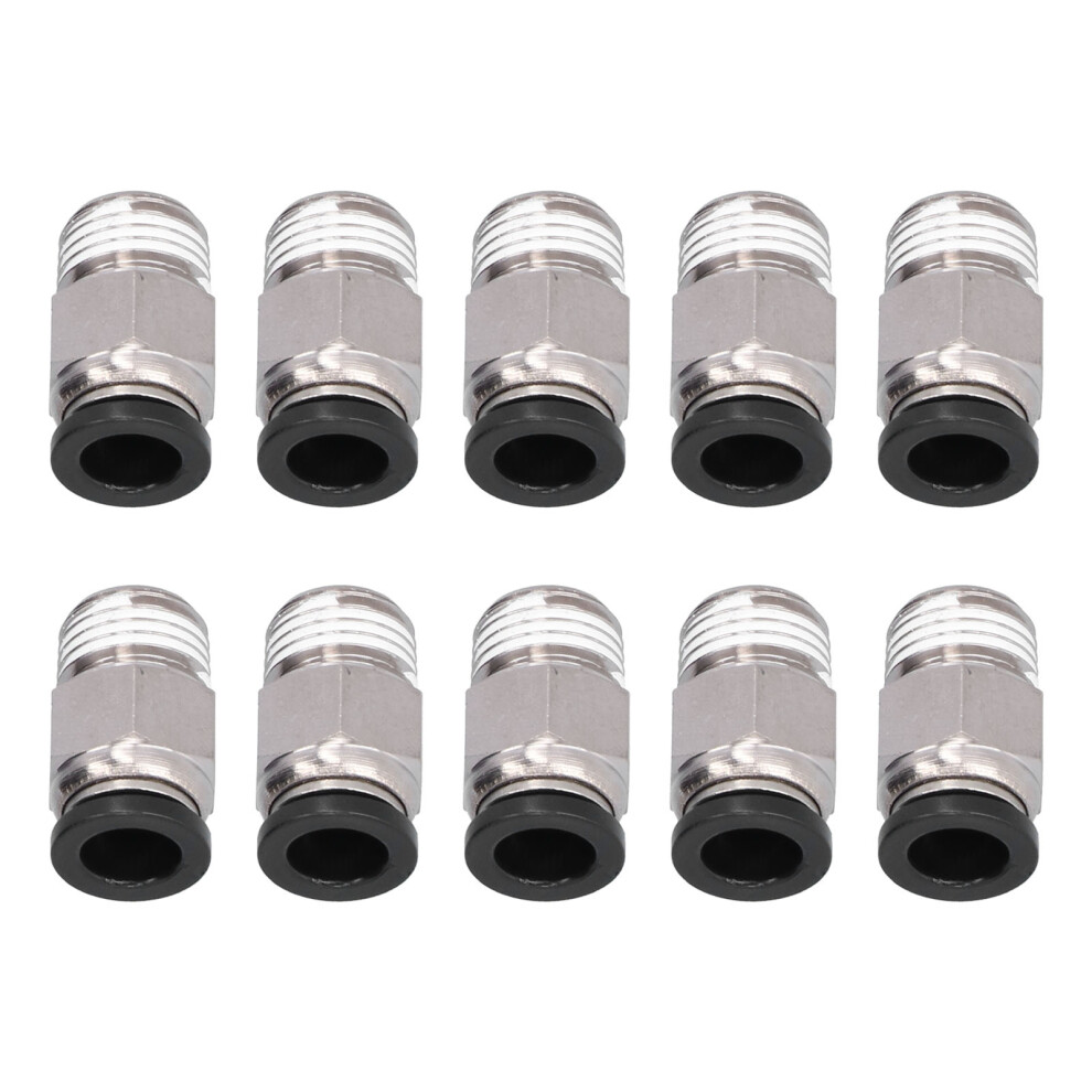 Durable Brass External Thread Pneumatic Quick Plug Connector Pc, Nickel Plated 3171377027888