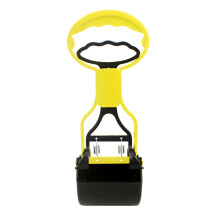 Easy Use Portable Pet Waste Scooper Outdoor Dogs Pooper-Yellow