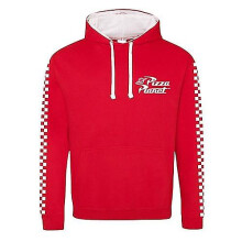 (M,Red/White)Toy Story Unisex Adult Pizza Planet Hoodie