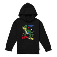 (12-13 Years,Black)Toy Story Childrens/Kids Merry Rexmas Christmas Pullover Hoodie