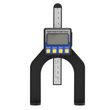 Hochauflösender digitaler Tiefenmessschieber mit Magnet, Höhenbereich 0-80 mm, Tiefenbereich 0-50 mm