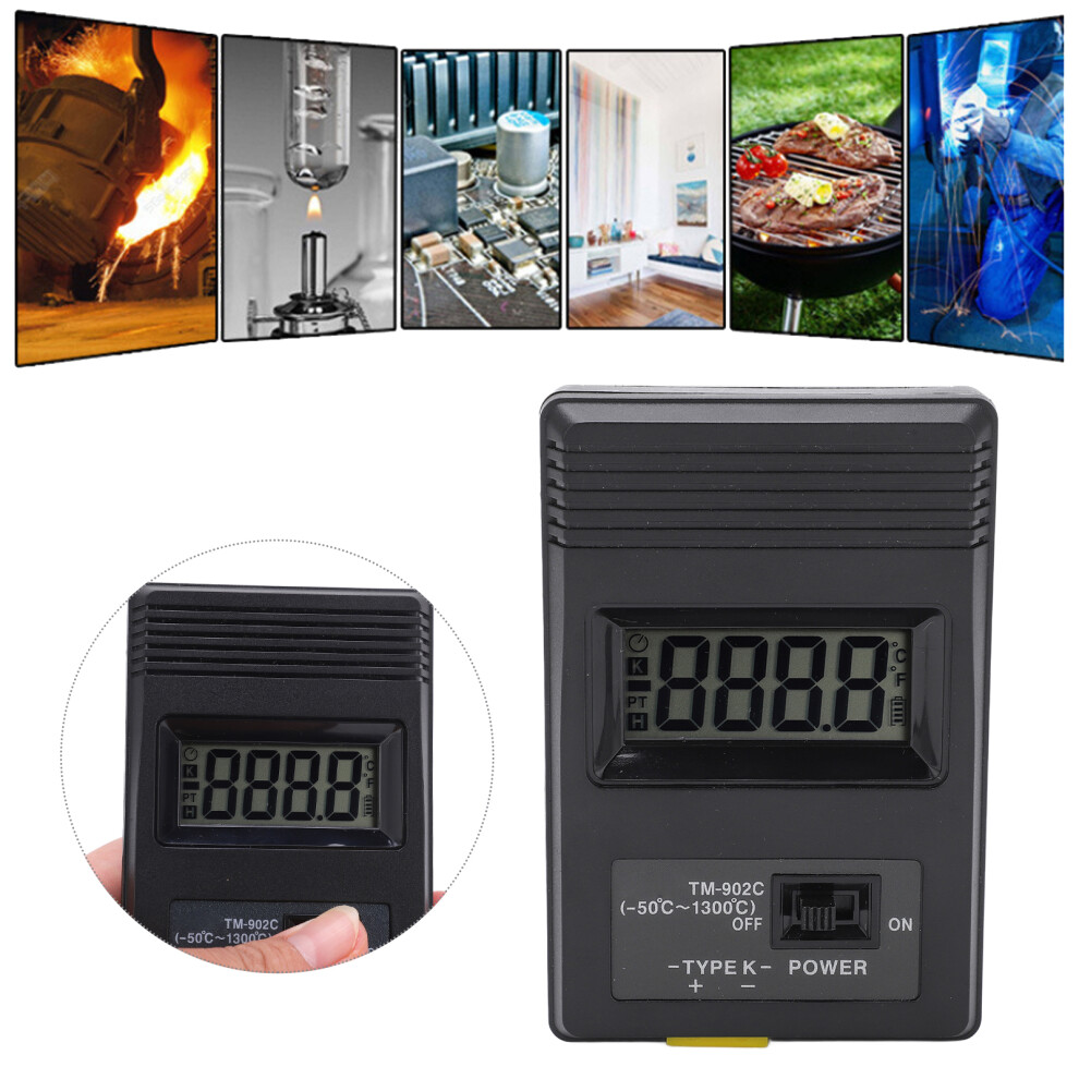 Tm-902c Digital Thermometer -50 to 1300 | High Accuracy LCD Display