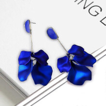 (A12) Acrylic Petal Earrings For Women Trend Luxury Long Dangle Drop Earrings Fairy Romantic