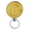 (Glod) Mini Coin Butane Ligher with Keychain Refillable Adjustables Novelty Cryptocurrency Lighter Present for Men 1