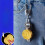 (Glod) Mini Coin Butane Ligher with Keychain Refillable Adjustables Novelty Cryptocurrency Lighter Present for Men 2