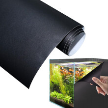 Aquarium Black Background 40 X 200cm Static Cling Backdrop For Reptile And Fish Tanks Enhances Tank Aesthetics