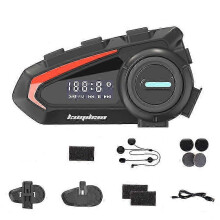 Helmet Bluetooth headset Motorcycle Bluetooth headset with screen long life rider waterproof 25-26