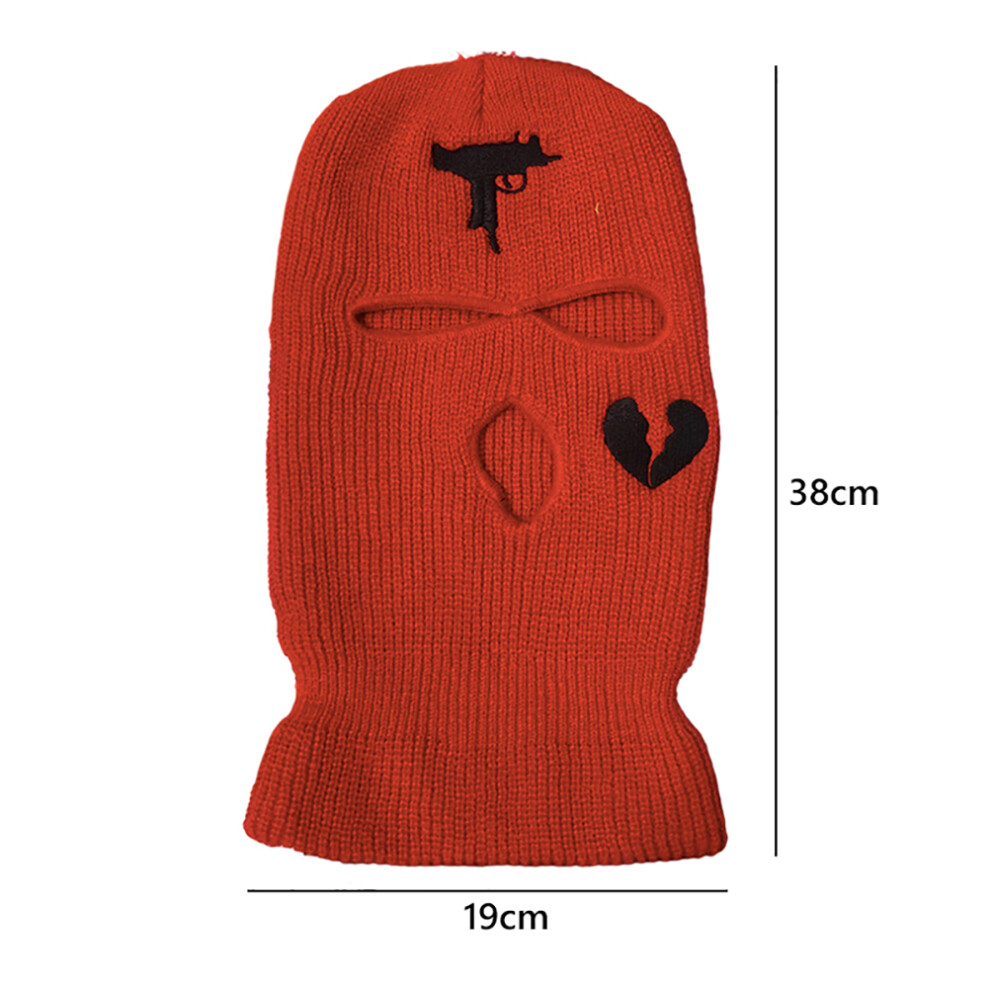 3 Hole Acrylic Balaclava Face Cover Windproof, Breathable Ski Mask For Men Women 4911377029494