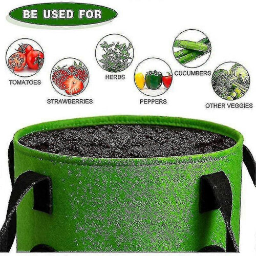 Upside Down Tomato & Herb Planter 3 Gallon 2 Pack Outdoor Hanger 25-26 2