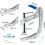Spring Compressor Tool Kit 10 Inch Valve Spring Compressor, Oil Seal Removal, PullOut Valve Removal Installer Tool 4
