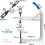 Spring Compressor Tool Kit 10 Inch Valve Spring Compressor, Oil Seal Removal, PullOut Valve Removal Installer Tool 3