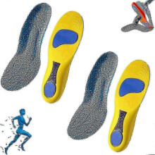 (41-42, 2pairs yellow) Norelie Orthopedic Insoles for Arch Support Plantar Fasciitis Relief Comfort Work Sports Shoes 2025 New