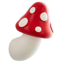 (05) 3D Red Mushroom Fridge Magnet Cute Cartoon Resin Magnetic Sticker for Kitchen Decor & Souvenirs