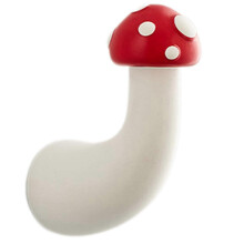 (04) 3D Red Mushroom Fridge Magnet Cute Cartoon Resin Magnetic Sticker for Kitchen Decor & Souvenirs