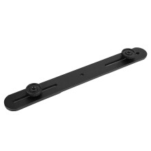 Universal Dual Flash Bracket Holder Sturdy Metal With NonSlip Rubber Pad For DSLR/SLR Cameras Black 27x3x2.5cm