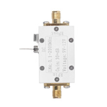 LNA0.1‑2000MHz 30dB RF Breitbandverstärker – Silber & Gold