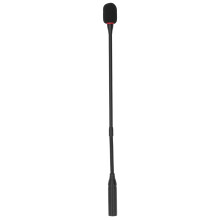 Microfone de mesa com haste flexível para salas de reunião, redução de ruído flexível com indicador de energia e haste ajustável. Fabricado em