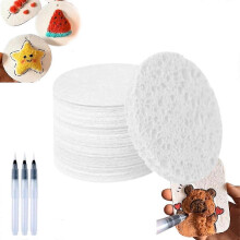 (Rounds) 3D Drawing Magic Puffy Paint Kit, Foam Texture Puffy Popcorn Drawing Paint Set, Sensory Art Toy Craft Gift for Kids