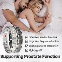 (Silver Gold) Copper Pulse Prostate Wellness Band,Magnetic Bracelet Improves Blood Circulation