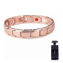(rose gold) Copper Pulse Prostate Wellness Band,Magnetic Bracelet Improves Blood Circulation
