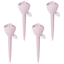 (4pcs, Pink) Watering System for Potted Plants, Automatic Plant Waterer with Slow Release Valve for Outdoor Plants and Vacation Plant