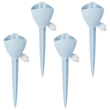 (4pcs, Blue) Watering System for Potted Plants, Automatic Plant Waterer with Slow Release Valve for Outdoor Plants and Vacation Plant