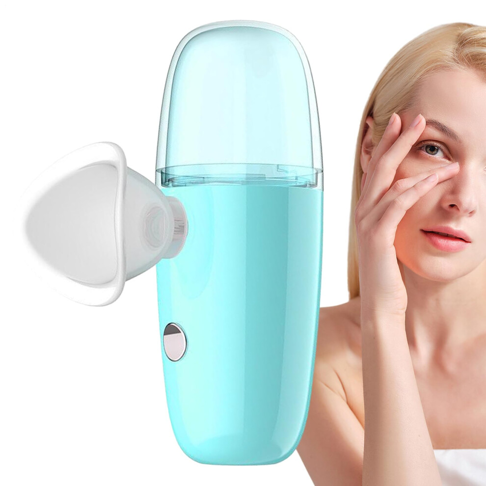 Blue Eye Mist Sprayer For Dry Eyes Usb Rechargeable Deep Hydration Travel Eye Moisturizing Device