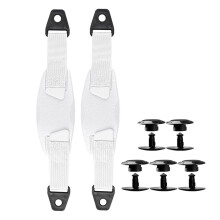 Afneembare veters Schoendecoratie Verstelbare strandslippers-Wit