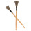 2Pcs Drum Stick Brush Set Solid Wood Retractable Wire Accessories 8