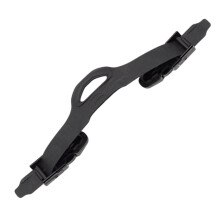 Fin Straps Rubber Flipper Strap for Diving and Swimming Black Size S Non-Slip Design for Adults Snorkeling Accessories