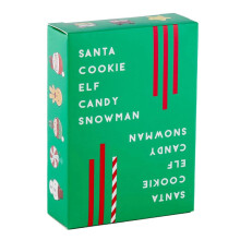 (1pc, Green) Santa Cookie Elf Candy Snowman Christmas Card Game, Taco Cat Goat Cheese Pizza Holiday Card Game for Kids, Teens, Adults, and Families