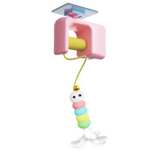 (Pink) Interactive Hanging Cat Toys Automatic Electric Cat Toys for Indoor Cats Cat Teaser Toy Kitten Toys