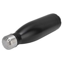 Mattschwarz Edelstahl-Thermoflasche 500ml für Reisen & Outdoor-Aktivitäten