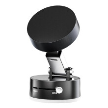 (Black) Magnetic Suction Cup Car Phone Holder 360 Degree Adjustable, Strong Grip, Multi-Function Mount Universal Phone Holder for All Phones