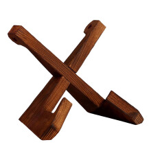 (A2) Wooden Cook-Book Holder Hands-Free Convenience Kitchen Counter Essential