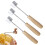 (3pcs) Stainless Steel Corn Peeler Long Handle Cob Stripper, Quick & Easy Kernel Remover for Kitchen BBQ Picnics 1