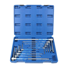 T Handle Hex Wrench 10Piece Portable Steel AntiSlip Allen Key Wrench Kit For Bicycle Motorcycle Bike Tool