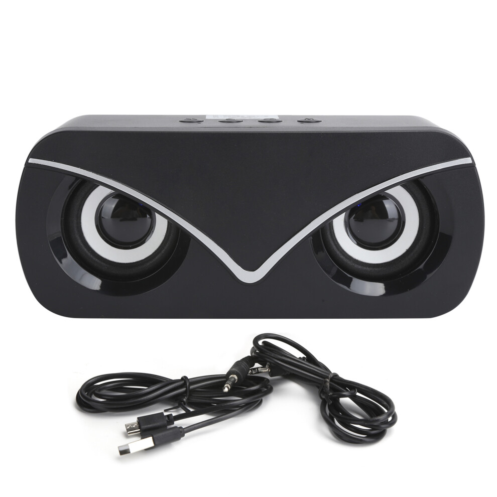 3D Stereo Speaker, High-Power Speakers Dual Woofers Independent Bass Diaphragm Restores Original Sound Quality For Portable Stereo Speaker 9358999920047