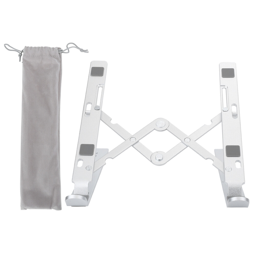 Portable Laptop Stand, Ergonomic Aluminum Alloy Notebook Riser, Foldable & Protective Design, 7-Level Height Adjustment For Enhanced Comfort, Wide 9482828849619