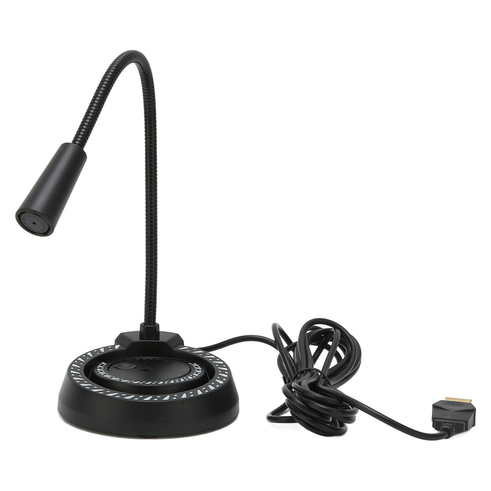 Omni Condenser Microphone With Back Electret Condenser Element, Usb Microphone For Computer Applications, Usb-C Connector With Flexible Gooseneck, 9482828849978