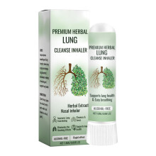 Lung Inhaler 1.8ml Plant Based Lung Cleanse Inhaler Natural Nasal Inhaler Safe Body Cleansing Roller Enhanced Breathing