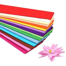 Crepe Paper Rolls 15 Vibrant Colors 50x100cm for Crafts, Gift Wrapping, Flowers and Party Decor