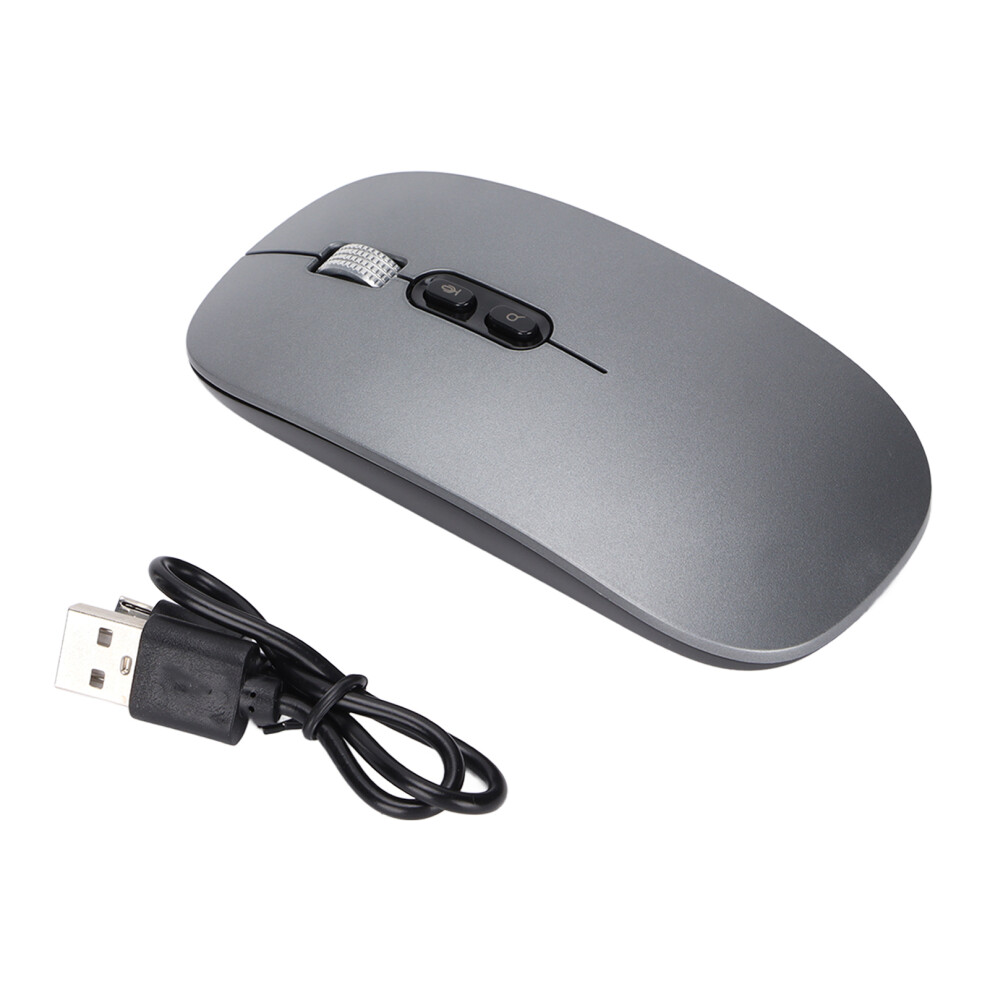 Wireless Mouse 1600Dpi, 2.4G, 10M Range, Rechargeable Grey 8301377040012