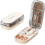 (White) Pill Cutter, Precision Pill Cutter, Compact and Portable, 1 Split into 2, 1 Split into 4, Multifunctional Medicine Cutter, Medicine Box 1